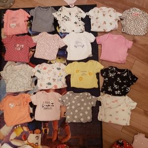 Lot of newborn bodysuits